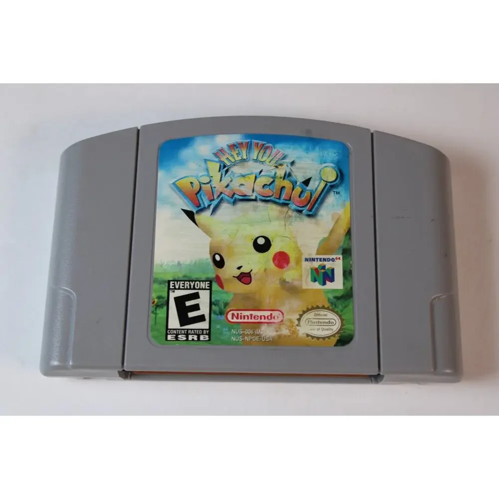 Hey You, Pikachu (Nintendo 64 N64) Authentic Game Cartridge Tested Works